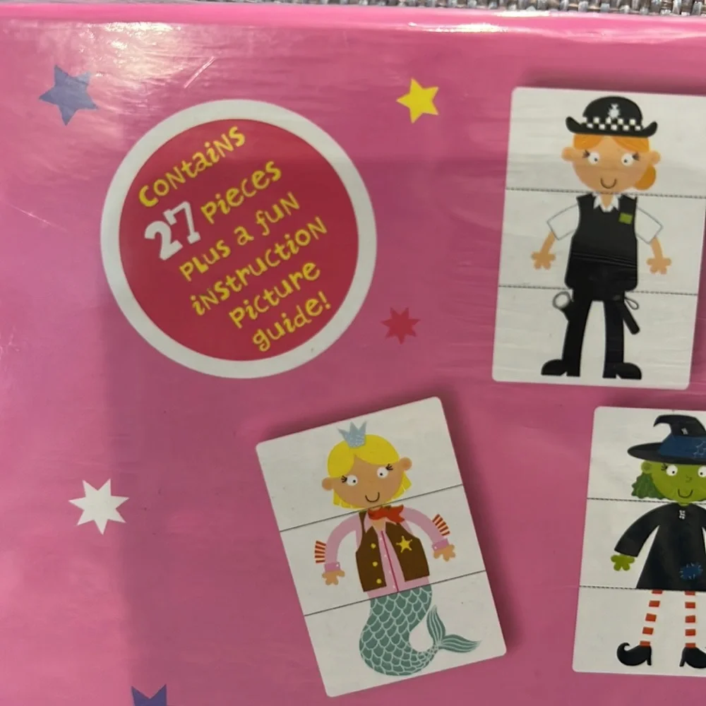 Fancy Dress match or mix up cards. Ages 2+. Brand new in box.